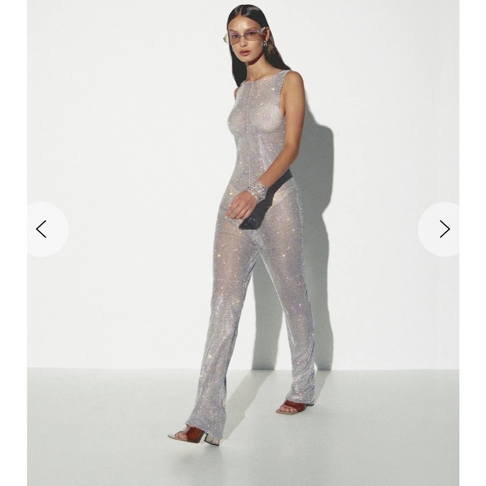 Santa Brands Jumpsuit in Silver